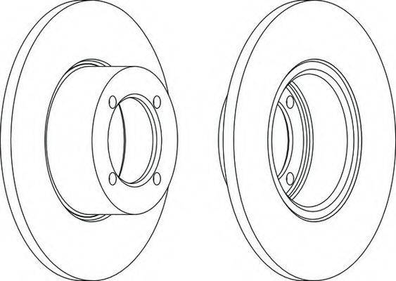 FERODO DDF0011 гальмівний диск