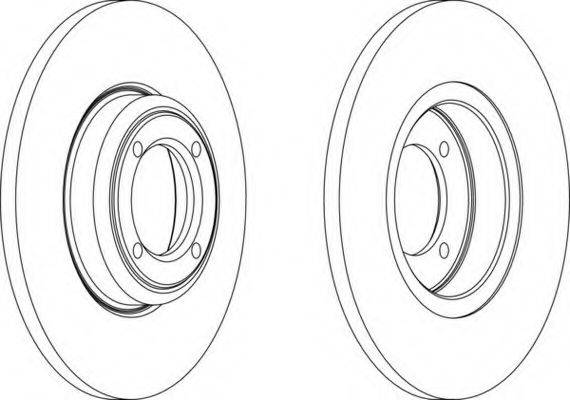 FERODO DDF0121 гальмівний диск