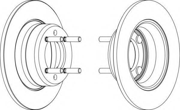 FERODO DDF0361 гальмівний диск