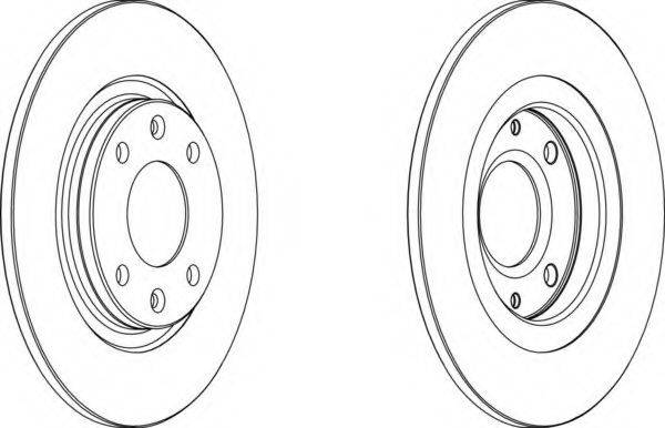 FERODO DDF0511 гальмівний диск