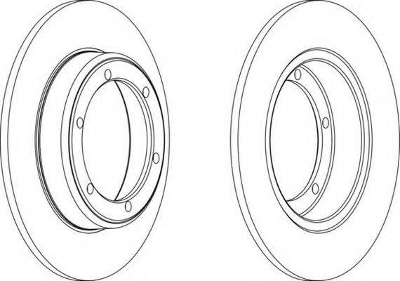 FERODO DDF0601 гальмівний диск