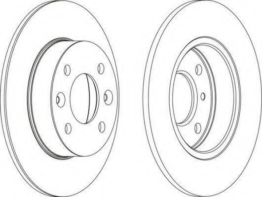 FERODO DDF0701 гальмівний диск