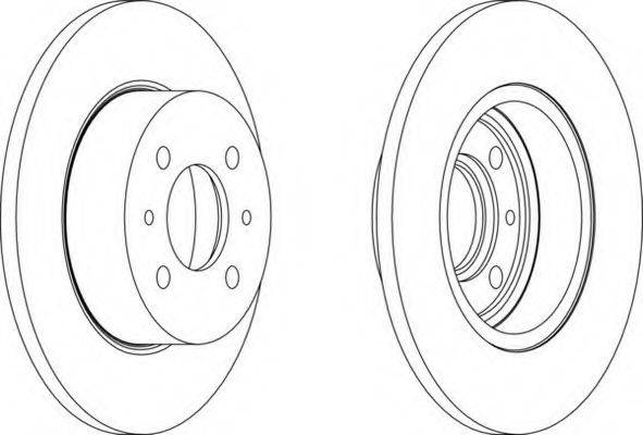 FERODO DDF0811 гальмівний диск