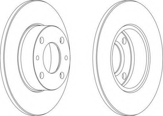 FERODO DDF0831 гальмівний диск