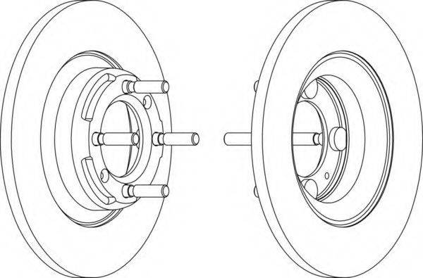 FERODO DDF1011 гальмівний диск