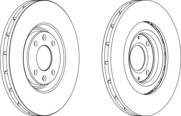 FERODO DDF10651 гальмівний диск