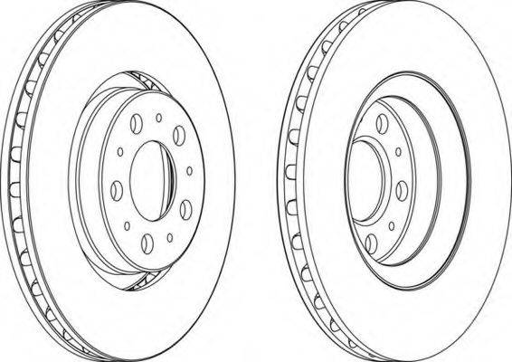 FERODO DDF1078C1 гальмівний диск