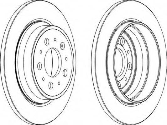 FERODO DDF1079C1 гальмівний диск