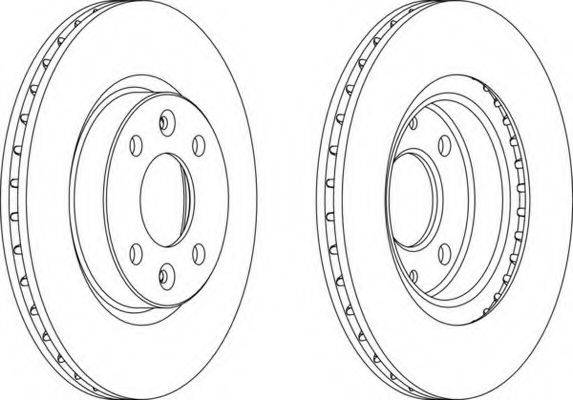 FERODO DDF10961 гальмівний диск