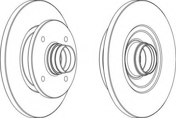 FERODO DDF1141 гальмівний диск