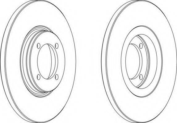 FERODO DDF1151 гальмівний диск