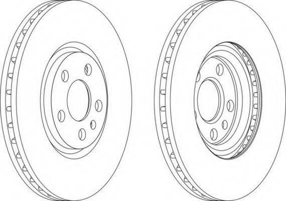 FERODO DDF1165C1 гальмівний диск