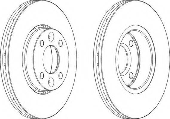 FERODO DDF12011 гальмівний диск