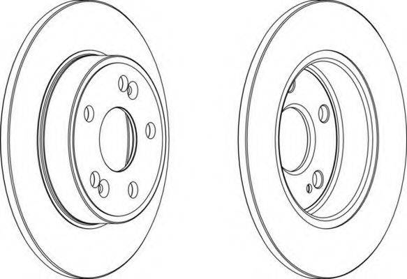 FERODO DDF12131 гальмівний диск