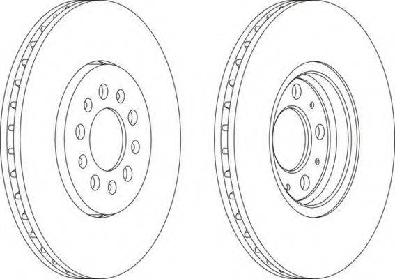 FERODO DDF12211 гальмівний диск