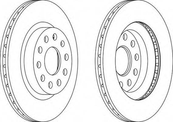 FERODO DDF1223C1 гальмівний диск