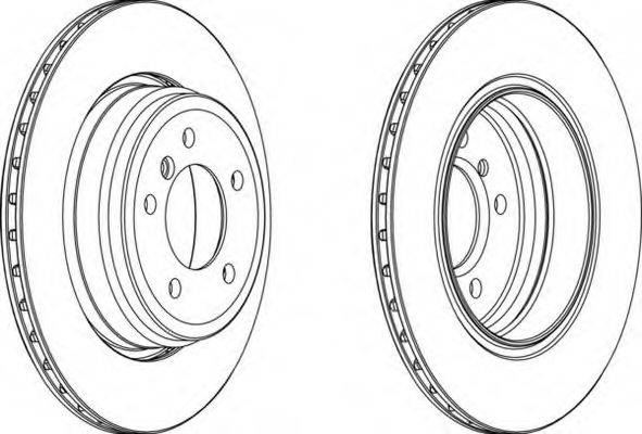 FERODO DDF1244C1 гальмівний диск