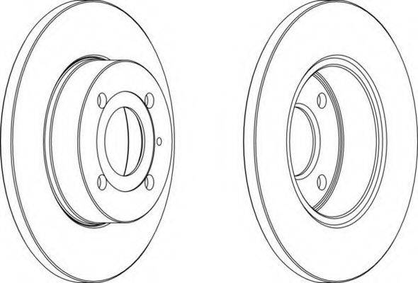 FERODO DDF1271 гальмівний диск