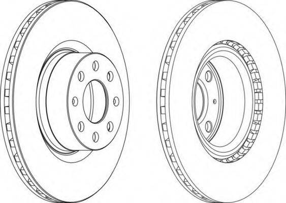 FERODO DDF12981 гальмівний диск