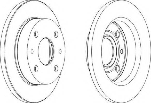 FERODO DDF13021 гальмівний диск