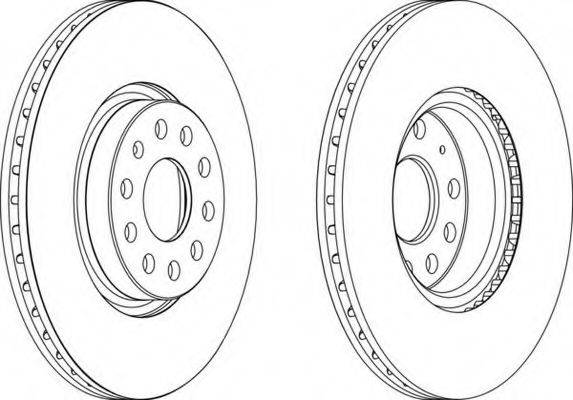 FERODO DDF13051 гальмівний диск