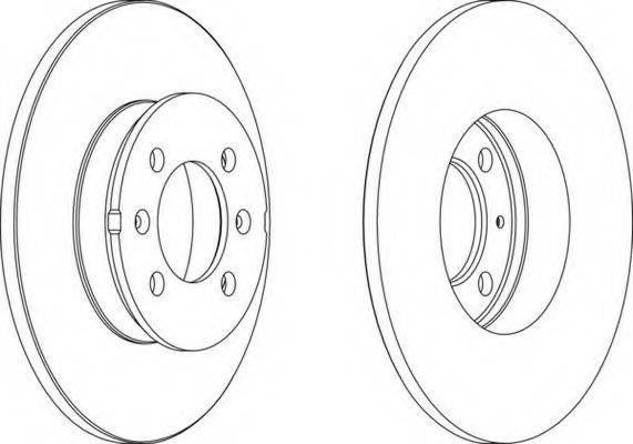 FERODO DDF13731 гальмівний диск