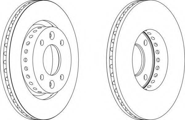 FERODO DDF13971 гальмівний диск