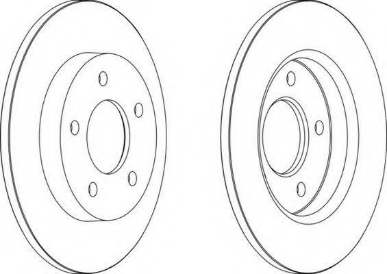 FERODO DDF14201 гальмівний диск