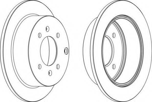 FERODO DDF14481 гальмівний диск