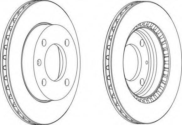 FERODO DDF1451 гальмівний диск