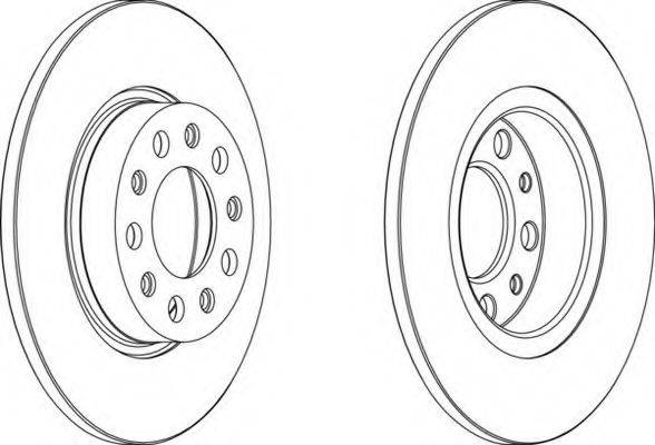 FERODO DDF14521 гальмівний диск