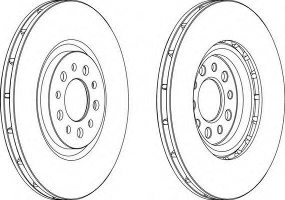 FERODO DDF14531 гальмівний диск