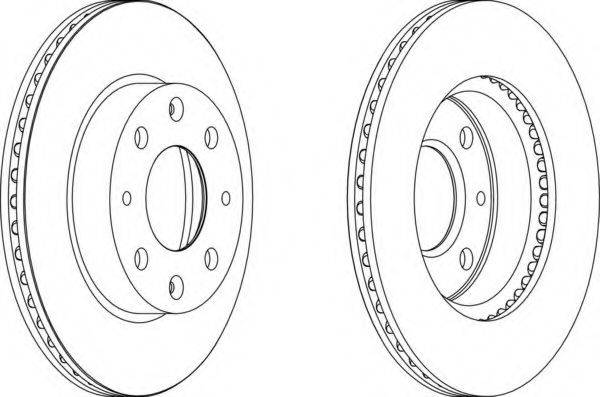 FERODO DDF1491 гальмівний диск