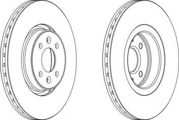 FERODO DDF15131 гальмівний диск