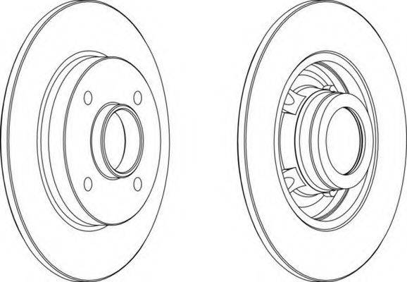 FERODO DDF15231 гальмівний диск