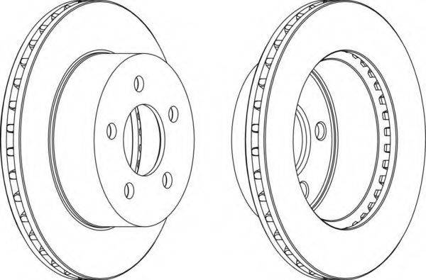 FERODO DDF15251 гальмівний диск