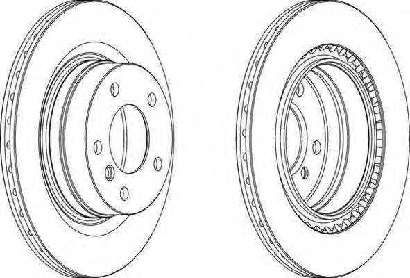 FERODO DDF15491 гальмівний диск