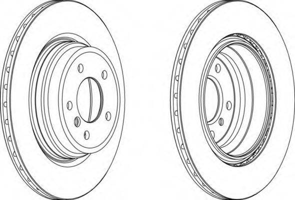 FERODO DDF15501 гальмівний диск