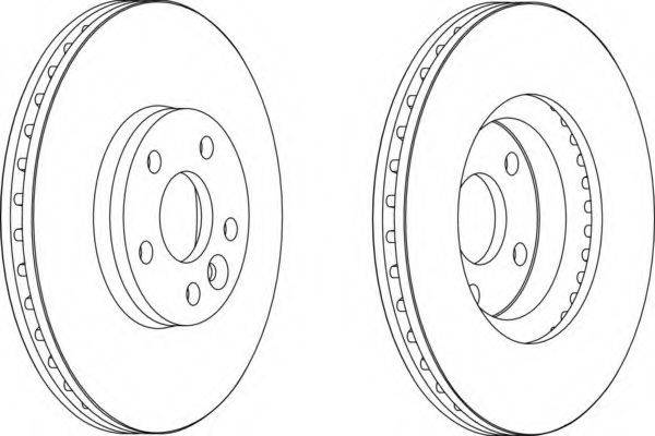FERODO DDF15671 гальмівний диск