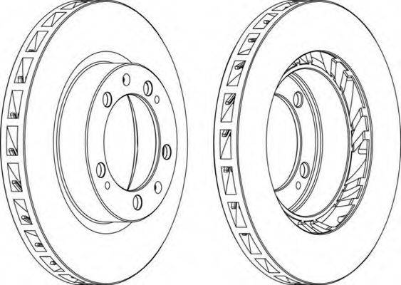 FERODO DDF15921 гальмівний диск