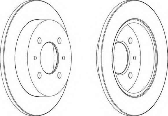 FERODO DDF16131 гальмівний диск
