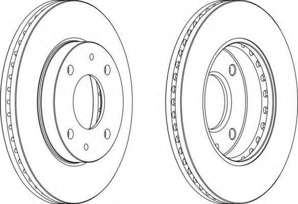 FERODO DDF16141 гальмівний диск