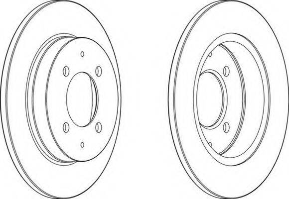 FERODO DDF1622C1 гальмівний диск