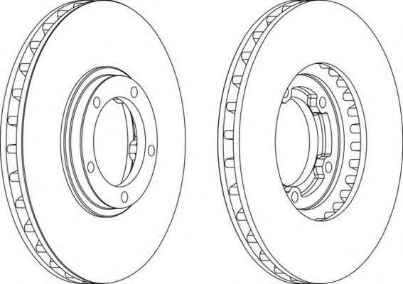 FERODO DDF16581 гальмівний диск