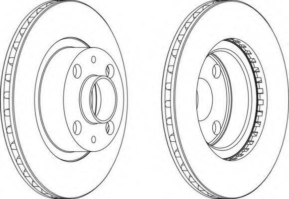 FERODO DDF1711 гальмівний диск