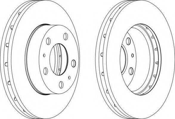 FERODO DDF17181 гальмівний диск