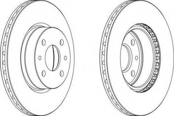 FERODO DDF1761 гальмівний диск