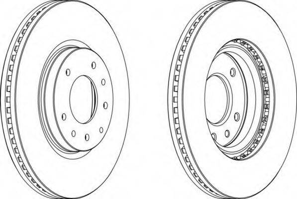 FERODO DDF17681 гальмівний диск