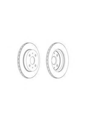 FERODO DDF17741 гальмівний диск