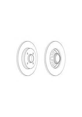 FERODO DDF1791C1 гальмівний диск